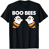 Boo Bees Ghost Funny Halloween Costume Women T-Shirt