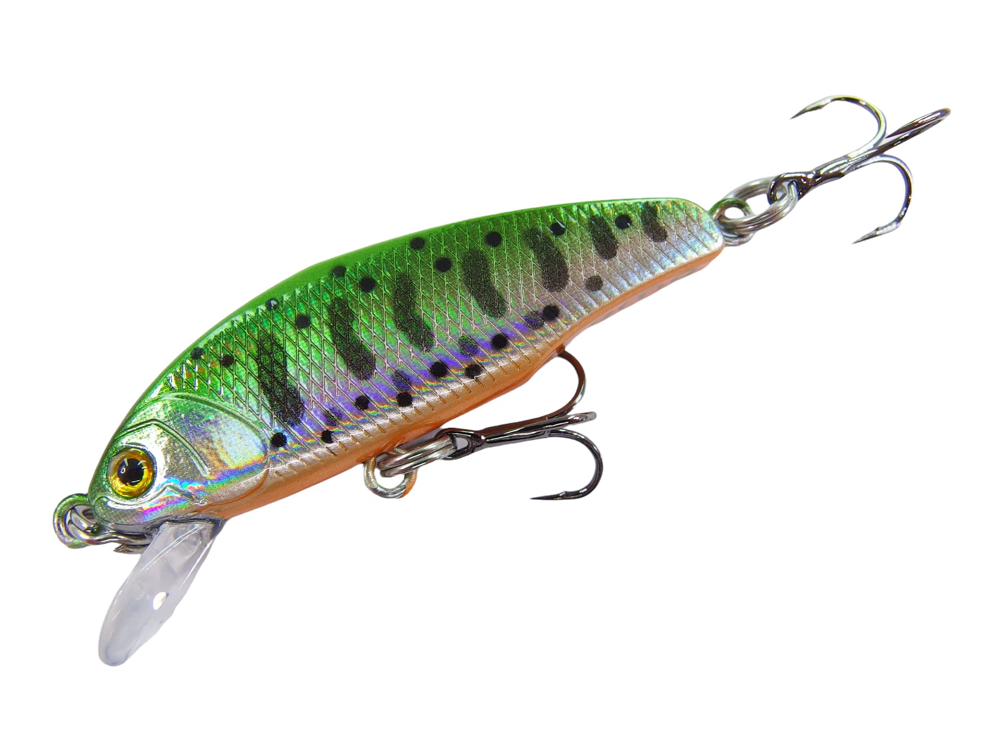 momolures Trout Fishing Lure Flat Sinking Minnow 44mm 4.4g Tungsten Sinker ST-36BC #14 Hook equipped (YAMAME OB)