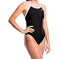 Flow Ignite Swimsuit for Girls - Size 23 to 32 One Piece Competition Swim Suit in Black, Blue, and Red