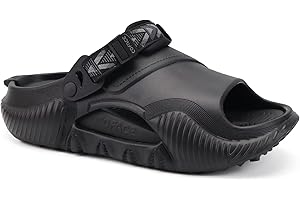 COFACE Mens Clogs with Arch Support Orthopedic Recovery Sandals Casual Size 7-15