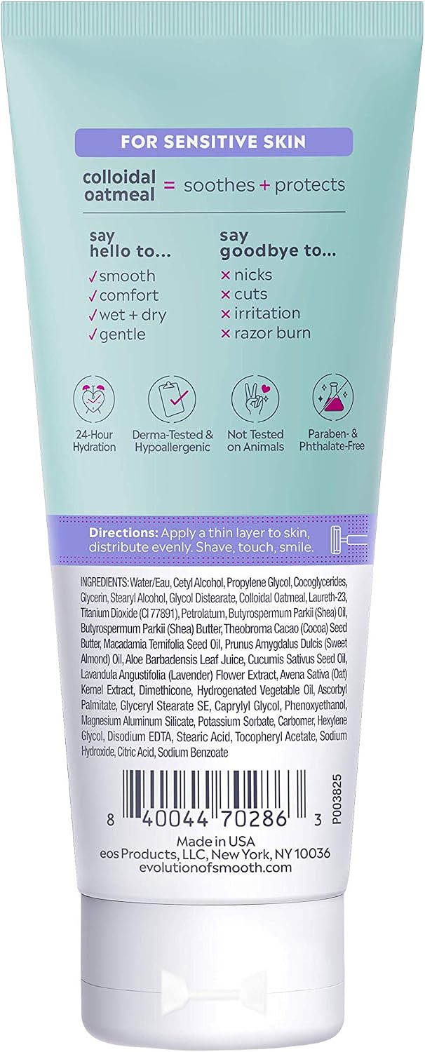 EOS Shaving Cream for Sensitive Skin 7 fl oz, 207 ml (Pack of 1) - Image 4