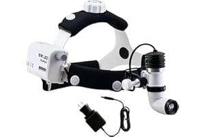 KASHSURG 10 Watt ENT Surgical LED Headlight for Doctors Hospital and Multi Purpose