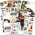 Disney Studios Star Wars Sticker Set - Bundle of 4 Sticker Packs - Includes 20 Sheets, Star Wars Tattoos -Darth Vader, Storm troopers, Chewbacca | 300 Stickers
