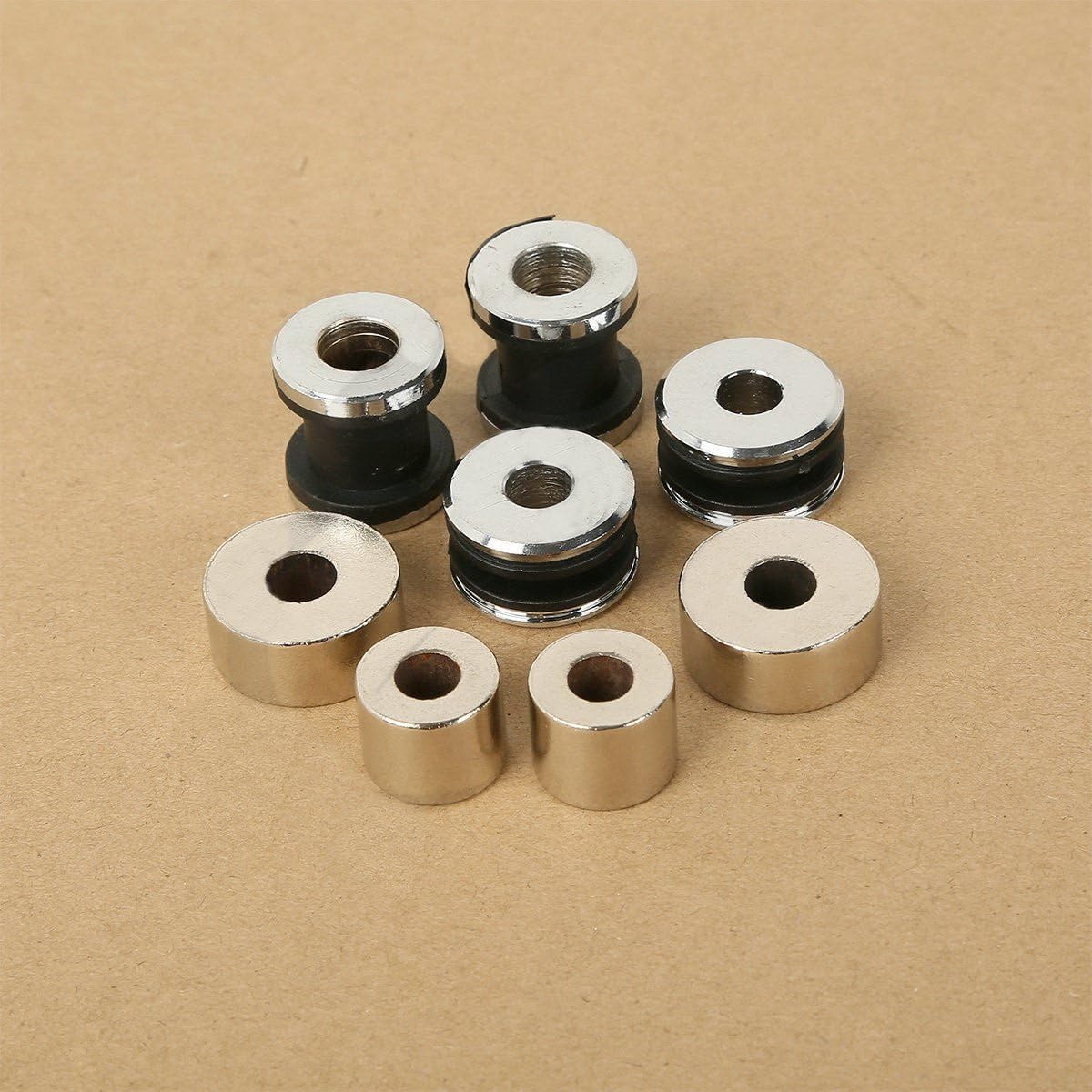 Sissy Bar Detachable Chrome Docking Hardware Kit For Harley Touring 1997-2008 07