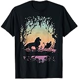 DisneyLion King Gradient Jungle Trio Graphic T-Shirt T-ShirtOEKO-TEX STANDARD 100