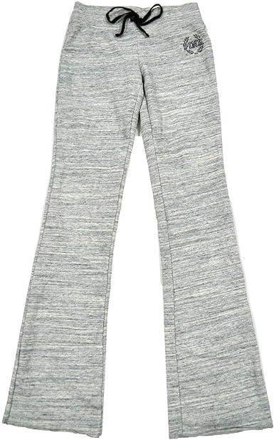 white flare sweatpants