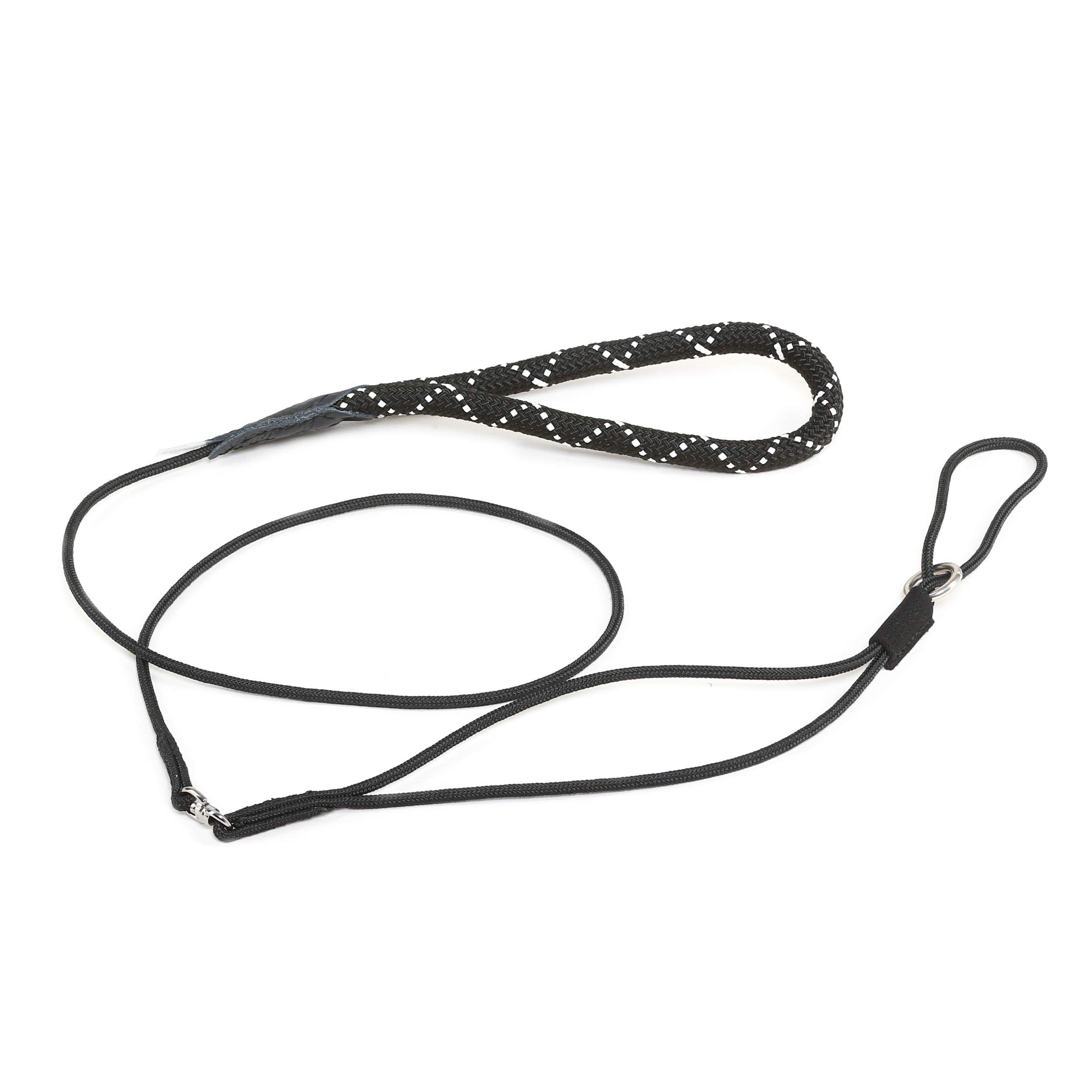 Show Leash with Super-Grip Handle, 3,5 mm x 1,2 m, Black — image 1