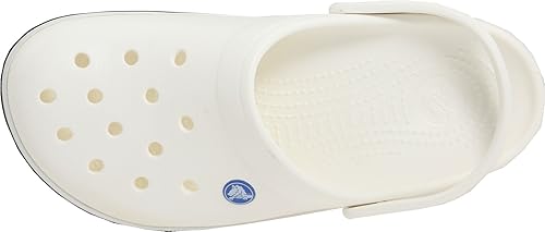 Crocs Men's and Women's Crocband Clog, White, 12 Women/10 Men in