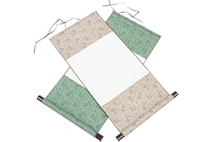 Milisten Wall Decor 2Pcs Blank Hanging Scroll Chinese Xuan Paper Art Wall Scrolls Rice Paper Scrolls for Calligraphy Painting Art Decor Wall Art