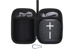 Aproca Case Compatible with Ultimate Ears WONDERBOOM 4/3 Portable Waterproof Bluetooth Speaker, Carrying Storage Bag for Accessories -Black (Case Only)