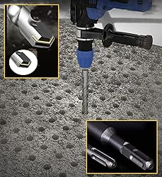 SDS Plus Hammer Drill Bit 3Pcs 3/4 in. x 8