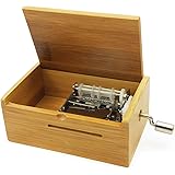 Wingostore Music Box Movement 15 Note Make You Own Song with Tool Kit (with Bamboo Box)