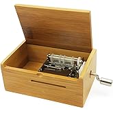 Wingostore Music Box Movement 15 Note Make You Own Song with Tool Kit (with Bamboo Box)