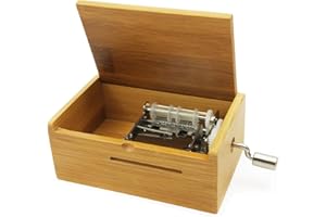 Wingostore Music Box Movement 15 Note Make You Own Song with Tool Kit (with Bamboo Box)