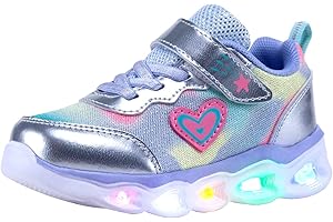 AkkPeiex Kids Led Shoes Toddler Girls Fashion Light Up Sneaker