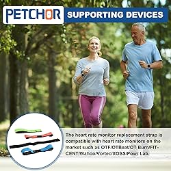 PETCHOR 4PCS Replacement Heart Rate Monitor