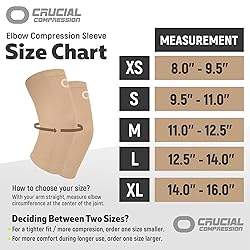 Elbow Brace Compression Sleeve (1 Pair) - Instant