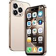 soyes Upgraded Mini Phone with 4.0'' HD Touchscreen Mini Smartphone 2000mAh Battery Dual SIM Little Mobile World's Smallest Phone with Face ID App Download Kids Cellphone Pocket 2GB+16GB Golden