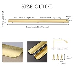 LEAPHZOT 4 Pack 32" (800mm) Overall Length Extra