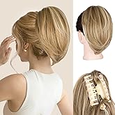 ZQIAN BEAUTY Clip on Ponytails for Women, 10 Inch Short Ponytail Extension | Synthetic Pony Tails Hair Extensions, Clip in Ponytail, Hair Pieces for Women, for Daily Wear, Dates, Parties, Weddings
