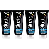 L&rsquo;Oreal ParisStudio Line Clear Minded Clean Gel, Strong Hold 6.80 oz (Pack of 4)