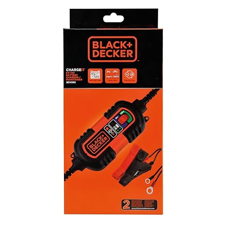 Black + Decker Erhaltungs-Batterieladegerät BDV090 6 / 12 Volt