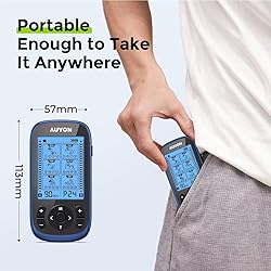AUVON 3-in-1 TENS Unit Muscle Stimulator, EMS