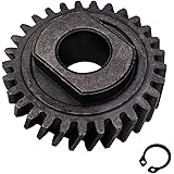 MORICHS WP9706529 W11086780 Replacement Worm Gear Parts for KitchenAid Stand Mixer Worm Follower Gear with the 9703680 Circli