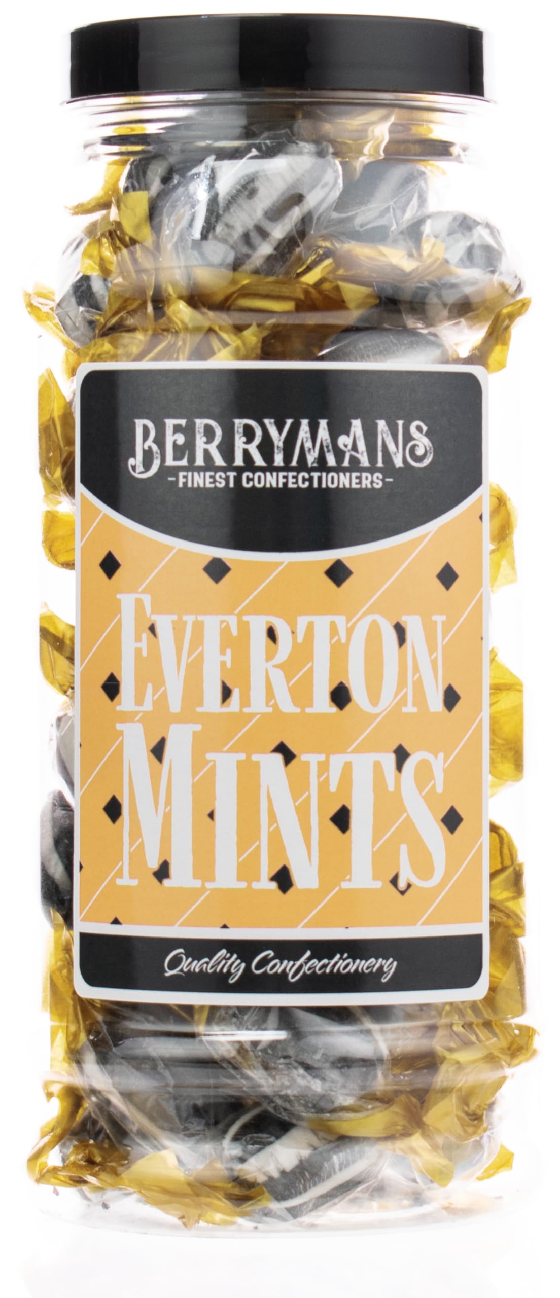 Original Everton Mints Retro Sweets Gift Jar by Berrymans Sweet Shop - Classic Sweets, Traditional Taste.