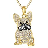 Hancock Dog Necklace Sterling Silver Puppy Pendant Cute Animal Jewelry Gifts for Women Dog Lovers
