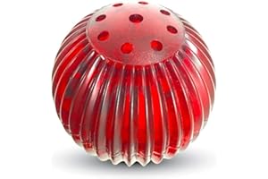 Pet Qwerks Blinky Babble Ball - Flashing Interactive Chew Dog Toy - Medium