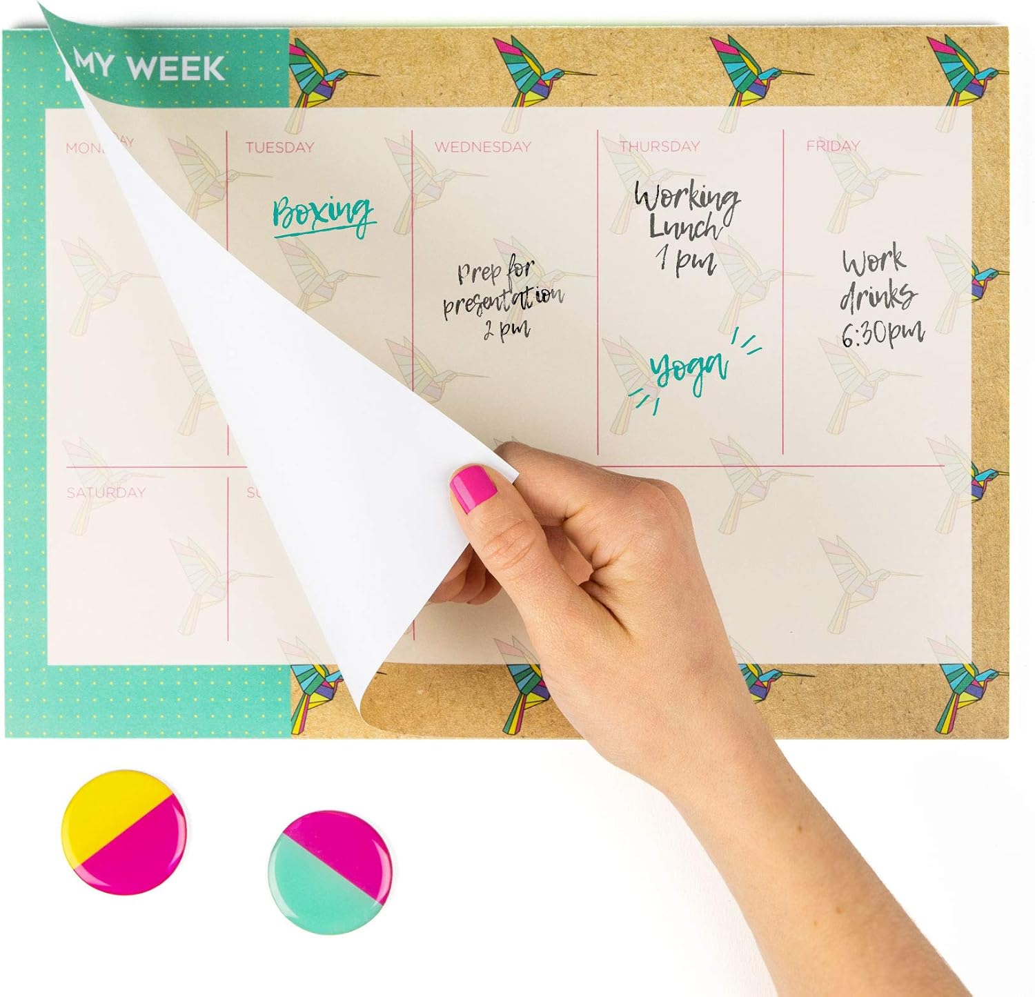 Mustard Origami Weekly Planner - BigaMart