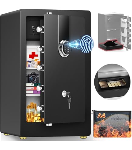 ToruKeep 9.0 Cuft Heavy Duty Home Safe Box Fireproof Waterproof, Extra - View #4