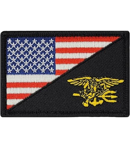 Navy SEAL Team Three Hook Patch - Embroidered Military Style Morale Patch For Gear & Apparel