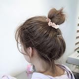 Kuou 12 Pcs Satin Hair Scrunchies Skinny Elastic Hair Ties Soft Silk view 6