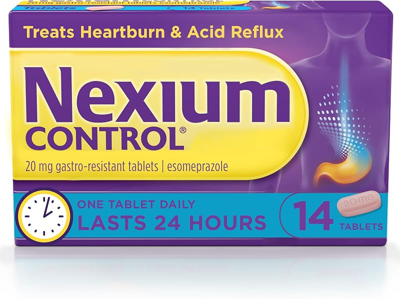 Nexium Control 20mg 14 gastro-resistant Tablets Esomeprazole