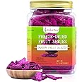 Freeze Dried Diced Dragon Fruit, Freeze Dried Fruit, 150g/5.29oz Frozen Dragon Fruit Chunks, No Additives, Natural, No Added Sugar, Dehydrated Dragon Fruit Ideal for Infusing Drinks, Baked Goods and Water