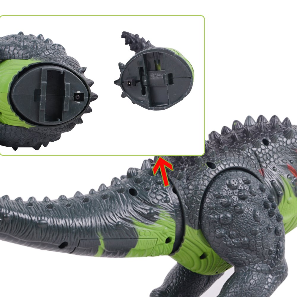 Ovovo Dinosaur Robot Toy for Boys Girls Large Size Walking Dinosaur Toy with Light and Sound, Real Movement.