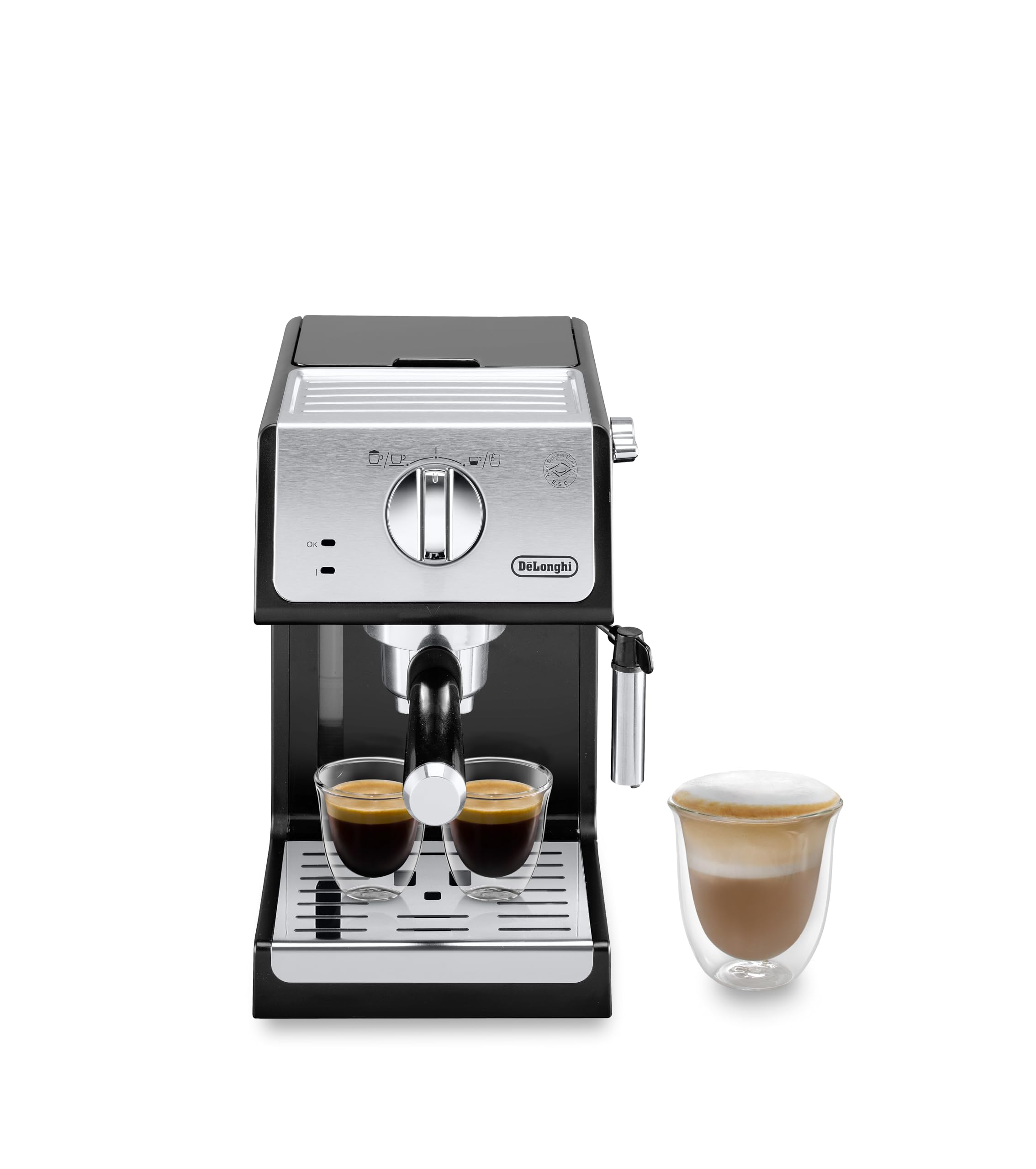 De'Longhi ECP33.21 Traditional Barista Pump Espresso Machine, Coffee and Cappuccino Maker, Black