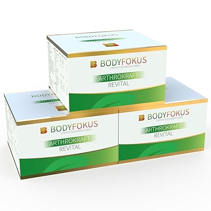 BodyFokus ArthroKraft Revital - Glucosamin + Chondroitin Komplex - 3 Packungen