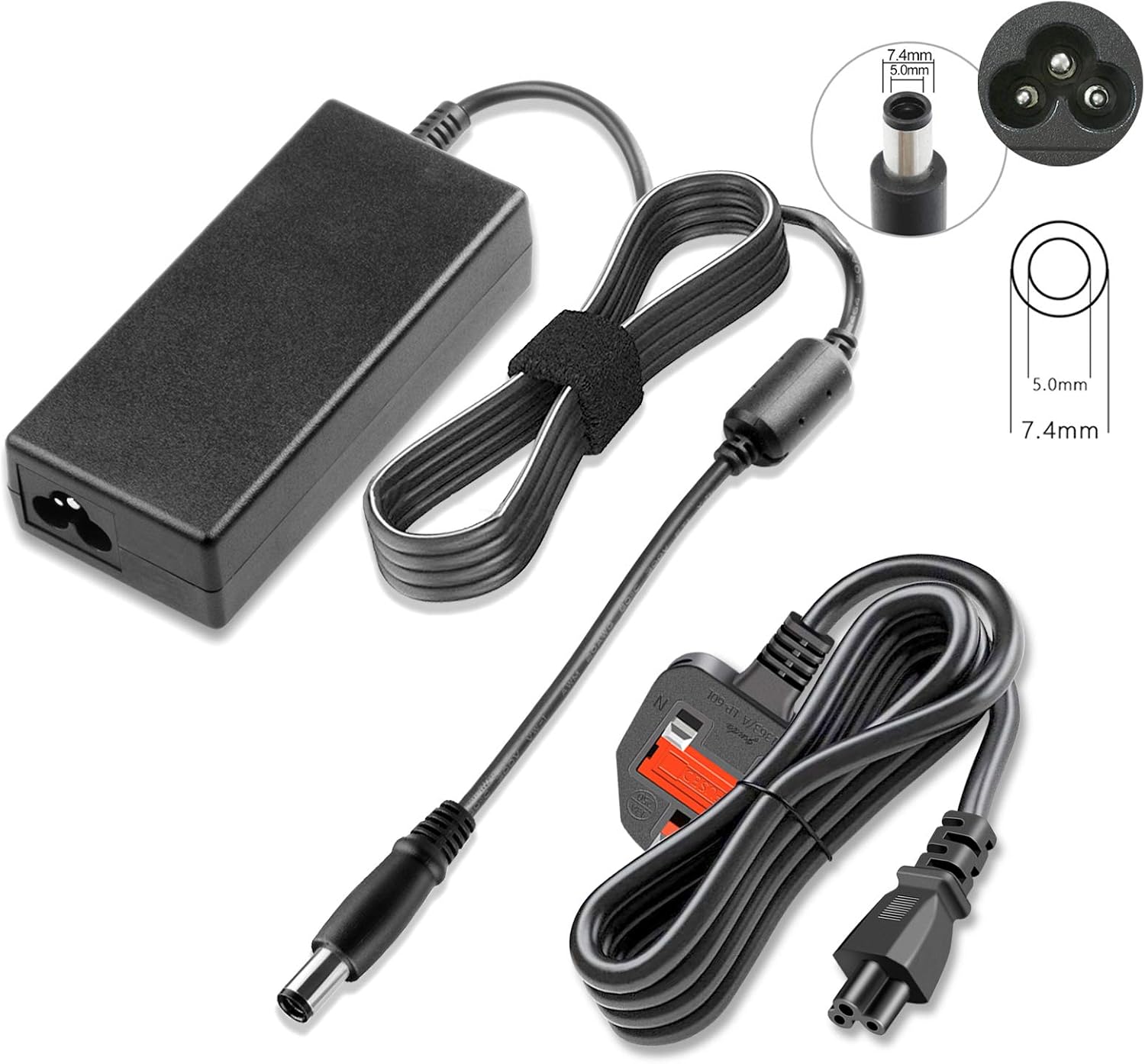 ARyee 65W Laptop Charger Compatible with HP Elitebook 8470p 8460p 840-G1 840-G2 Series - Image 3