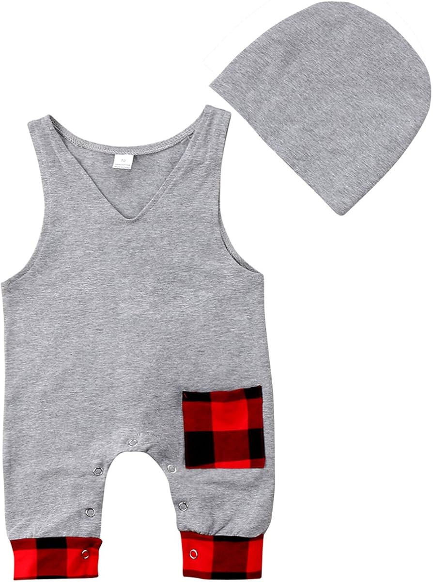 buffalo plaid romper