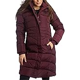 Reebok Womens Maxi Puffer Jacket - Long Length Parka - Heavyweight Wind & Water Resistant Insulated Winter Jackets for Women