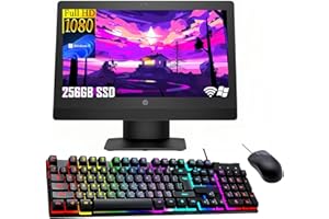 HP ProOne 600 G3 All-in-One Desktop Computer, 21.5" FHD(1920x1080), Intel Pentium G4560 3.50GHz, 8GB RAM, 256GB SSD, No DVD, 