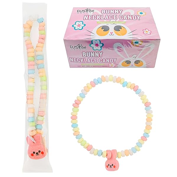 FUSION SELECT 36 CANDY NECKLACE – MULTI-COLOR EDIBLE...