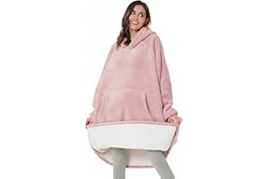 CozyLeep Wearable Blanket Hoodie for Women and Men, Warm Sherpa Hooded Snuggle Blanket Sweatshirt as Gifts for Mom Girlfriend