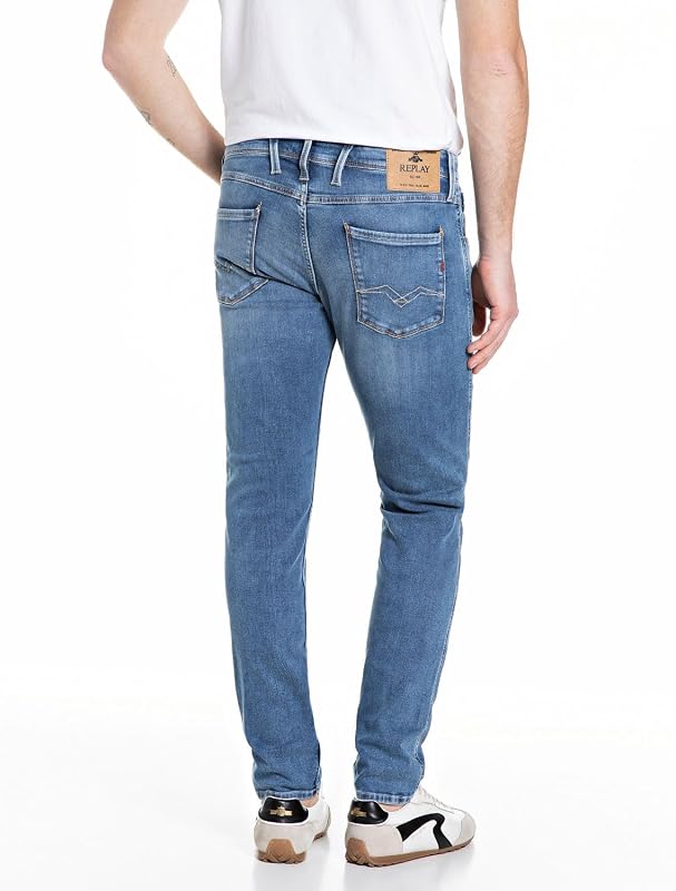 Jeans da Uomo Anbass, Medium Blue 009 (Blu), 31W/34L