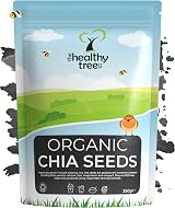 TheHealthyTree Company Organic Chia Seeds 250g High in Fibre Omega 3 view 1