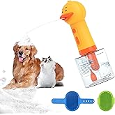 Homrich Electric Dog Soap Dispenser, Automatic Dog Cleaning Foam Machine, Dog Shampoo Sprayer with Brush for Dog and Cat Bathing, Shampoo Foamer for Pet Bathing, Bathroom, Kitchen Sink