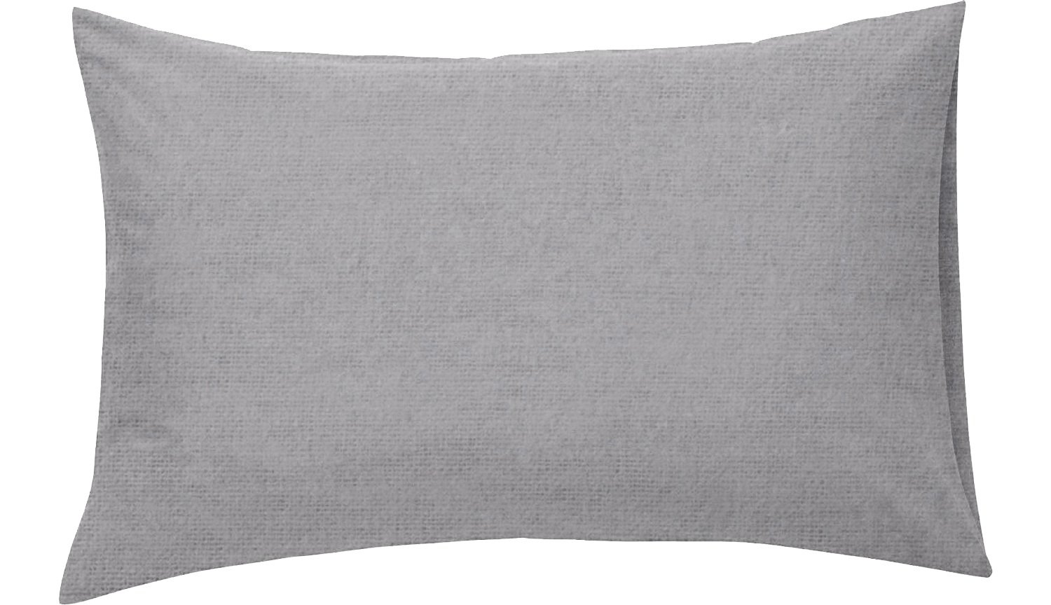 100% Brushed Cotton Soft Flannelette Pillowcase Pair 12 Colours (Silver) โ image 1